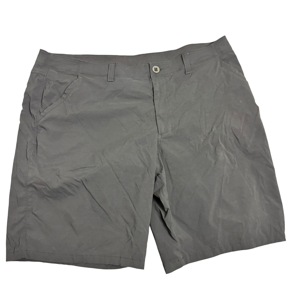 Under Armour HeatGear Mens Black Golf Hiking Shorts Size 42 Loose Fit Activewear